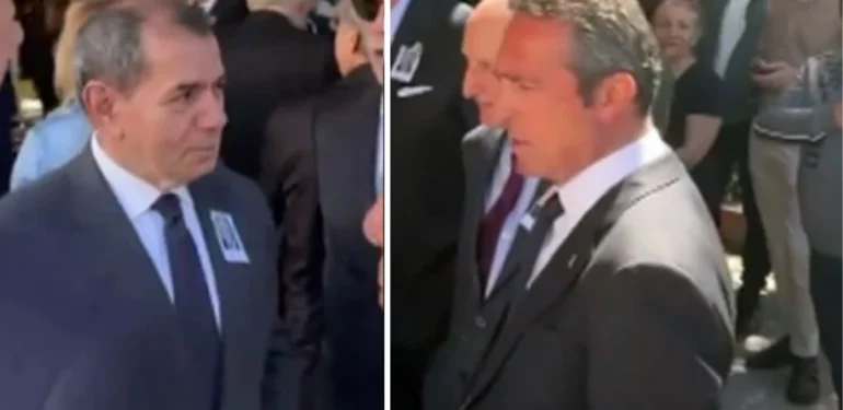 Cenaze merasimine damga vuran an! Ali Koç ve Dursun Özbek, Kurtlar Vadisi’nden rol çaldı