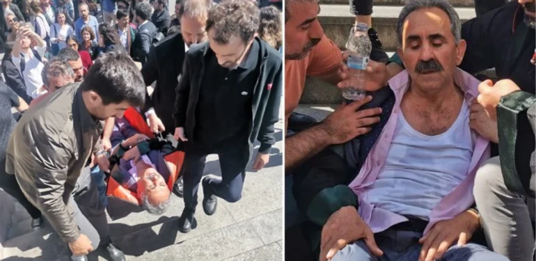 İstanbul Adliyesi karıştı! Van’daki mazbata kararını protesto eden avukatlara polis müdahale etti